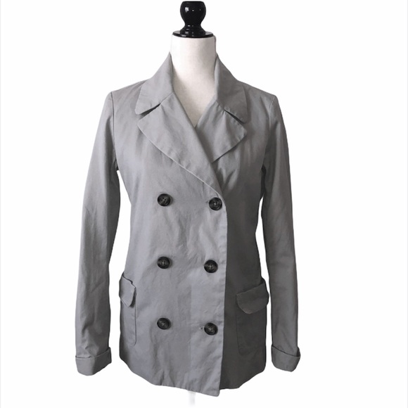 GAP Jackets & Blazers - GAP Gray Canvas Blazer-Sz S